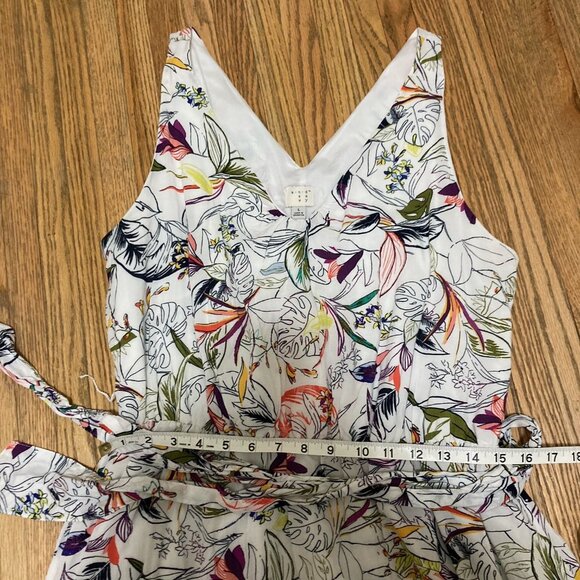 a new day Dress with V Neck White Dress Florals MUST BE BUNDLED, MARKED DOWN - Picture 10 of 12